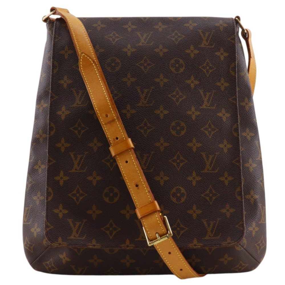Louis Vuitton Musette Shoulder Bag M51256 Monogram Canvas 2000 Brown AS0020 C...